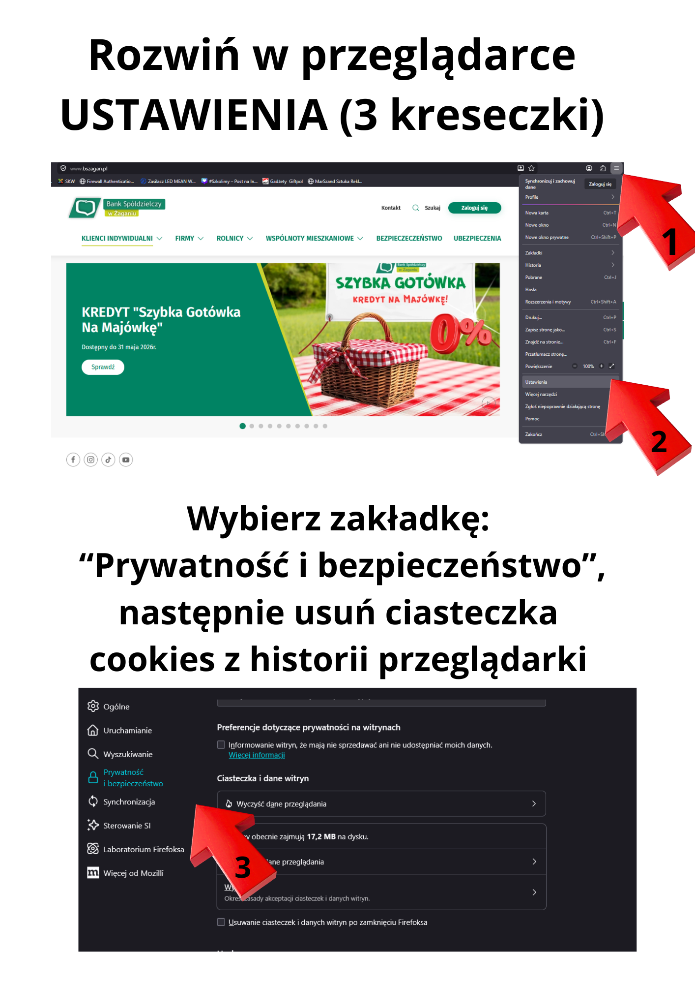 ustwienia cookies